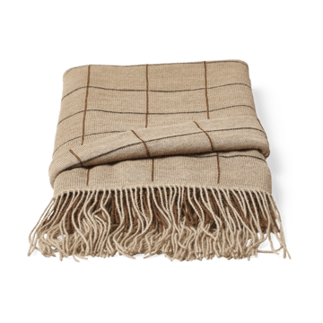 Aymara pledd 130x190 cm - New square brown - Form & Refine