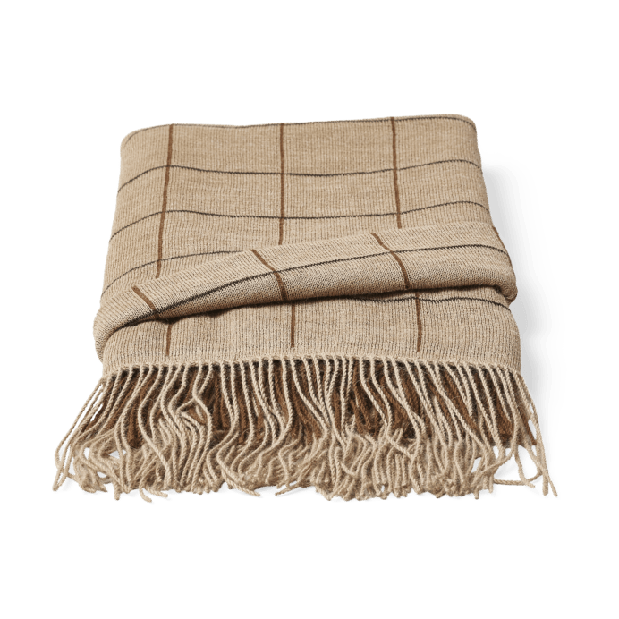 Aymara pledd 130x190 cm, New square brown Form & Refine