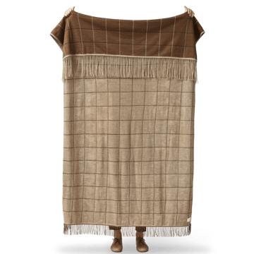Aymara pledd 130x190 cm - New square brown - Form & Refine
