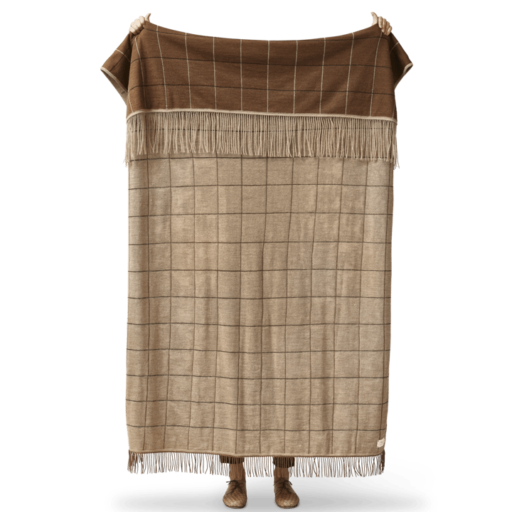 Aymara pledd 130x190 cm, New square brown Form & Refine
