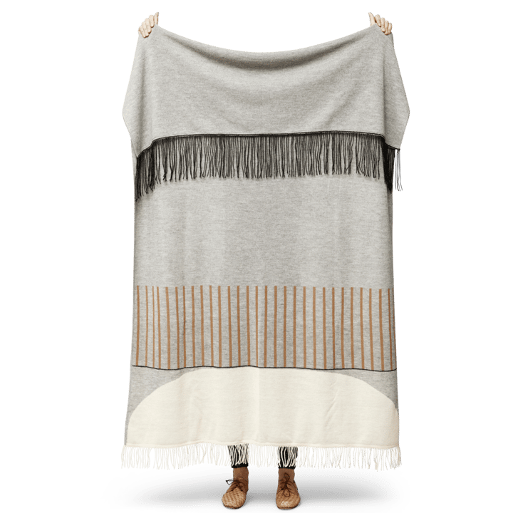 Aymara pledd 130x190 cm, Pattern grey Form & Refine