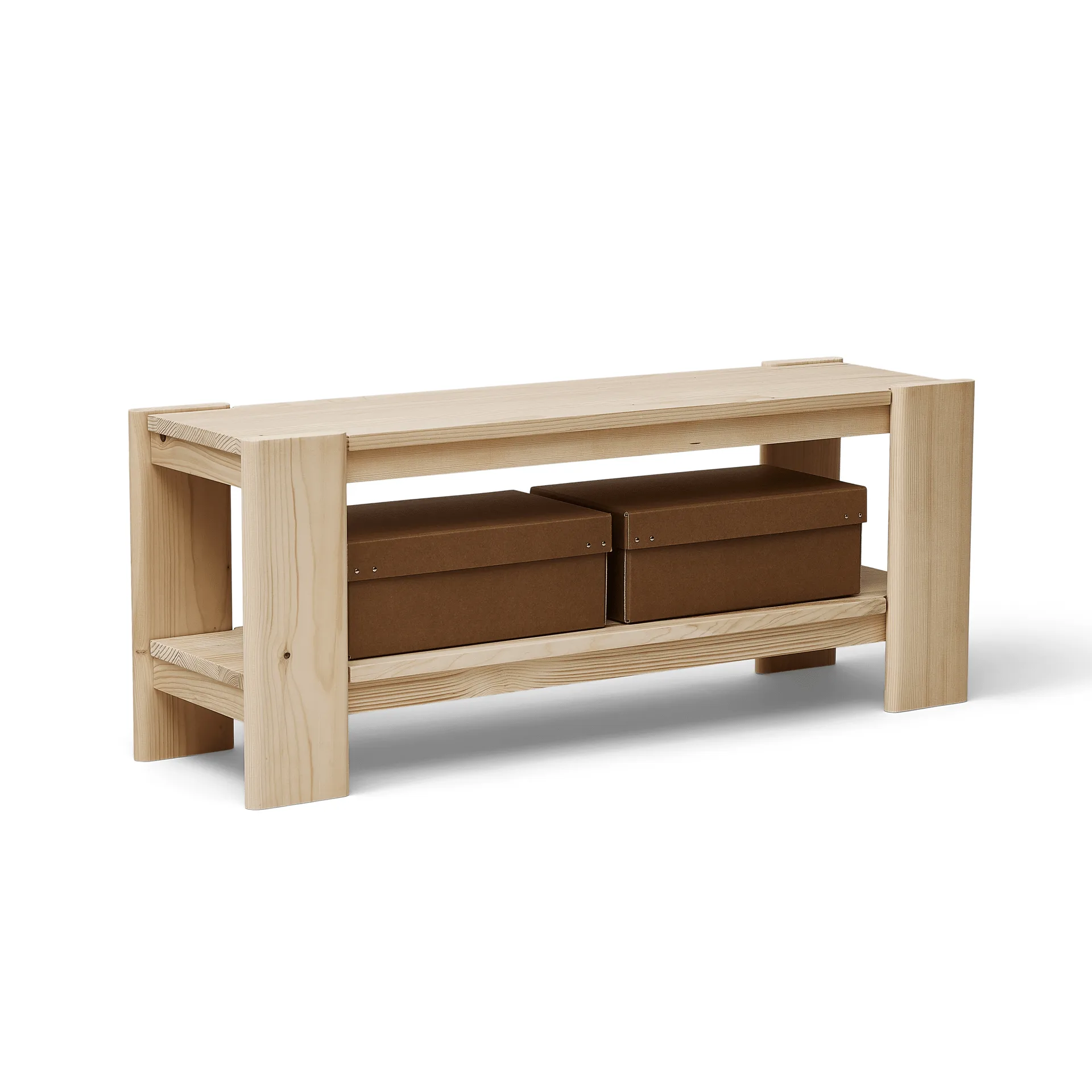 Beam benk 112 cm, Furu Form & Refine