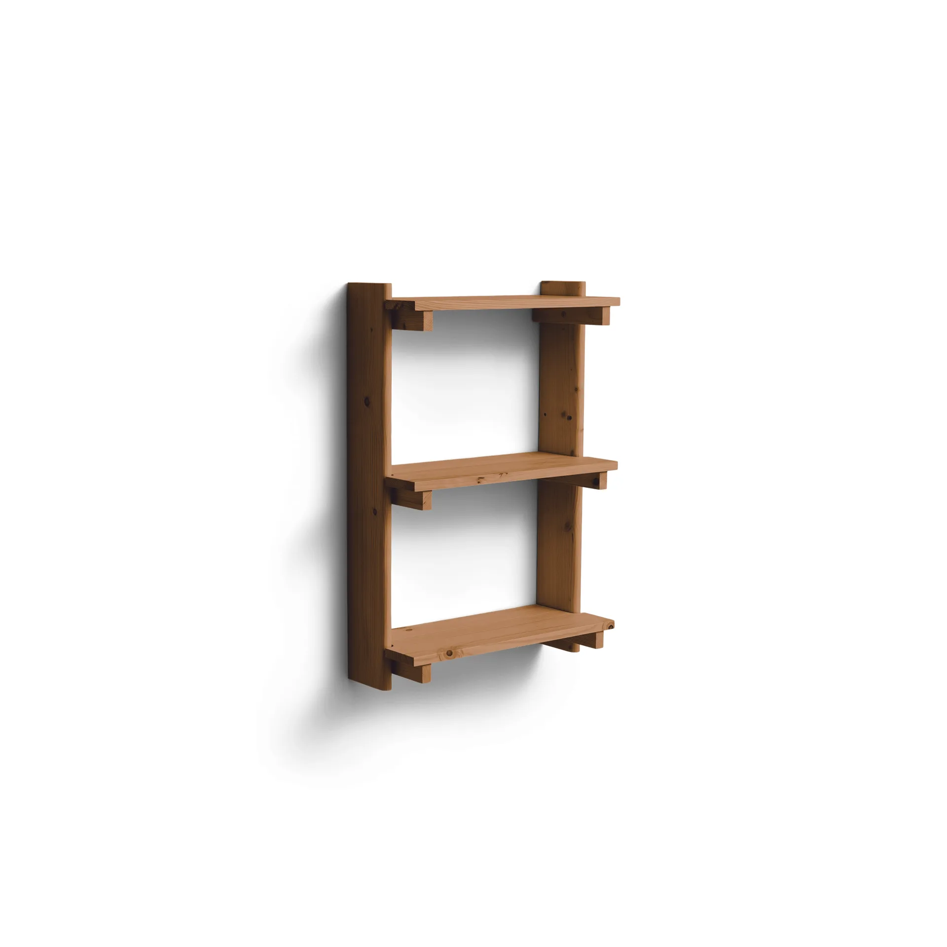 Beam Shelf vegghylle, Deep brown pine, 60x90,5x25 cm Form & Refine