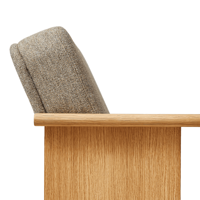 Block loungestol, Eik-Hallingdal 65-0227 Form & Refine