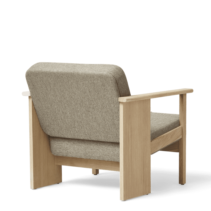 Block loungestol, Hvit eik-Hallingdal 65-0227 Form & Refine