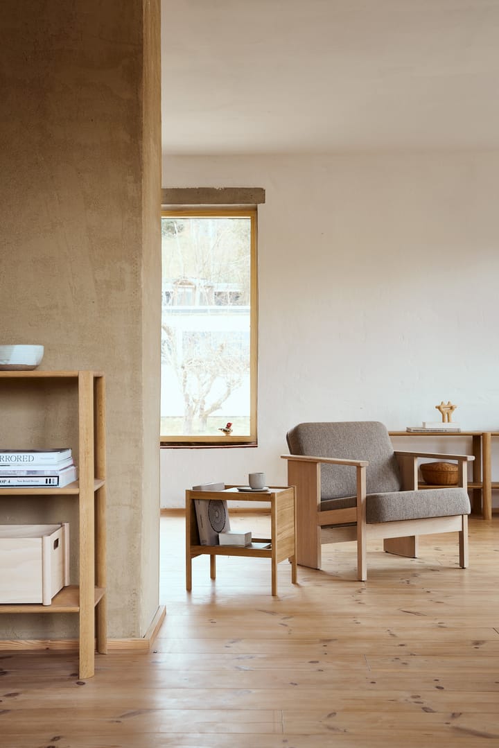 Block loungestol, Hvit eik-Hallingdal 65-0227 Form & Refine
