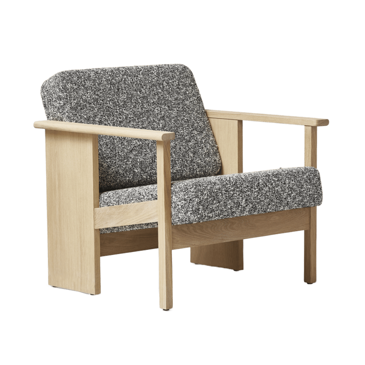 Block loungestol - Hvit eik-Zero 0004 - Form & Refine