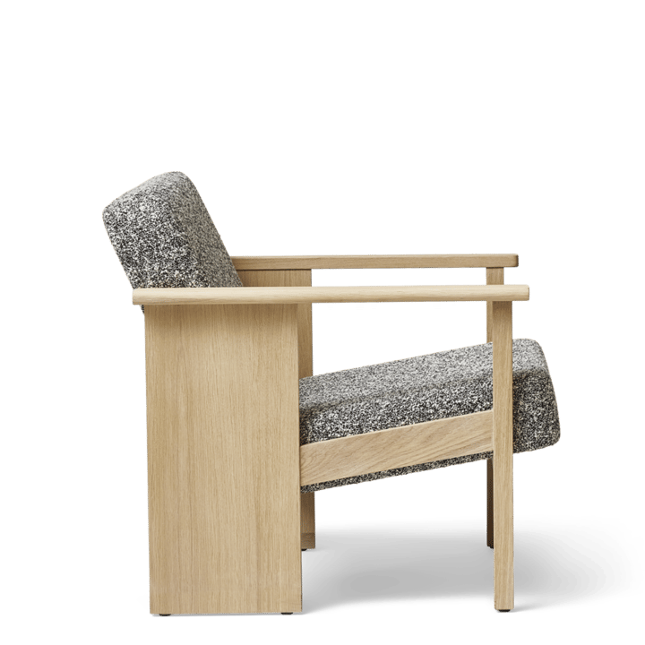 Block loungestol, Hvit eik-Zero 0004 Form & Refine