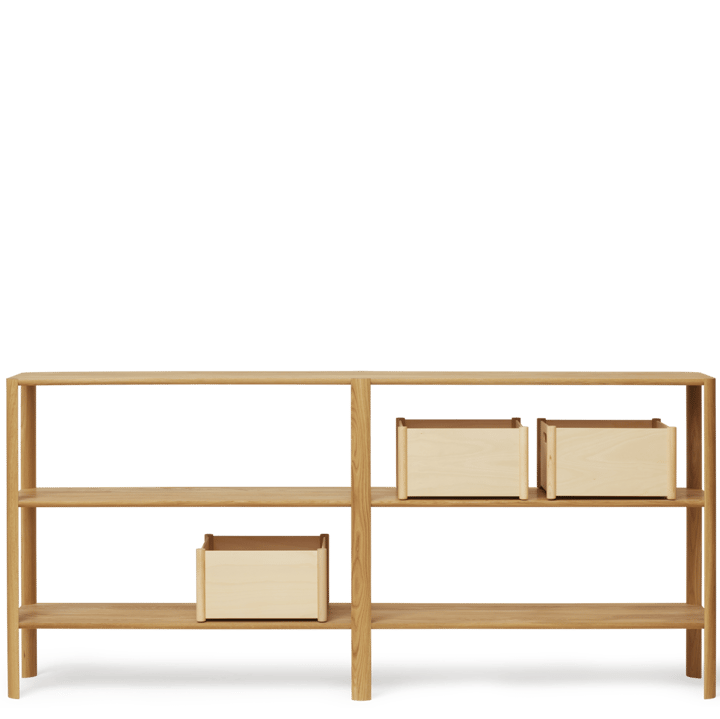 Leaf hylle 3 hyller 92x200 cm, Eik Form & Refine