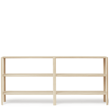 Leaf hylle 3 hyller 92x200 cm - Hvit eik - Form & Refine