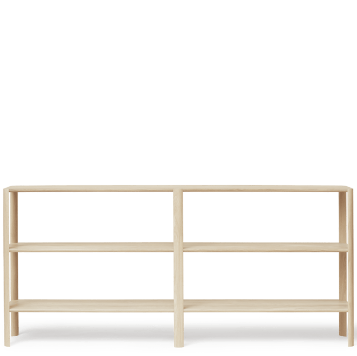 Leaf hylle 3 hyller 92x200 cm, Hvit eik Form & Refine