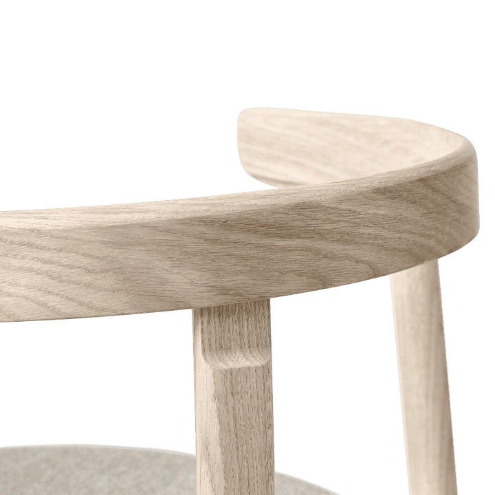Lunar stol, Hvit eik Form & Refine
