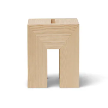 Monolith sidebord - Ask, 29x29x36 cm - Form & Refine