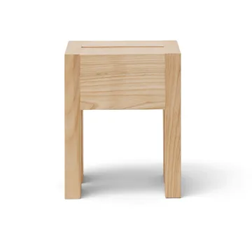 Monolith sidebord - Ask, 29x29x36 cm - Form & Refine