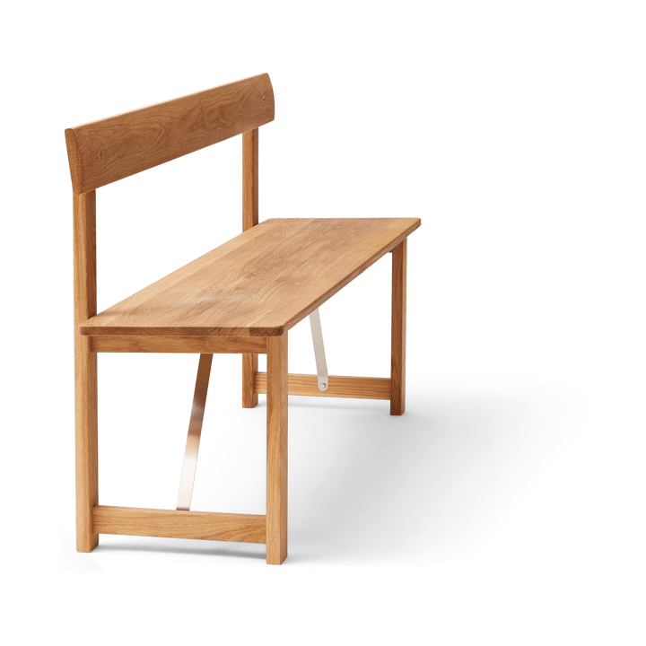 Posisjon benk 155 cm, Eik-stål Form & Refine