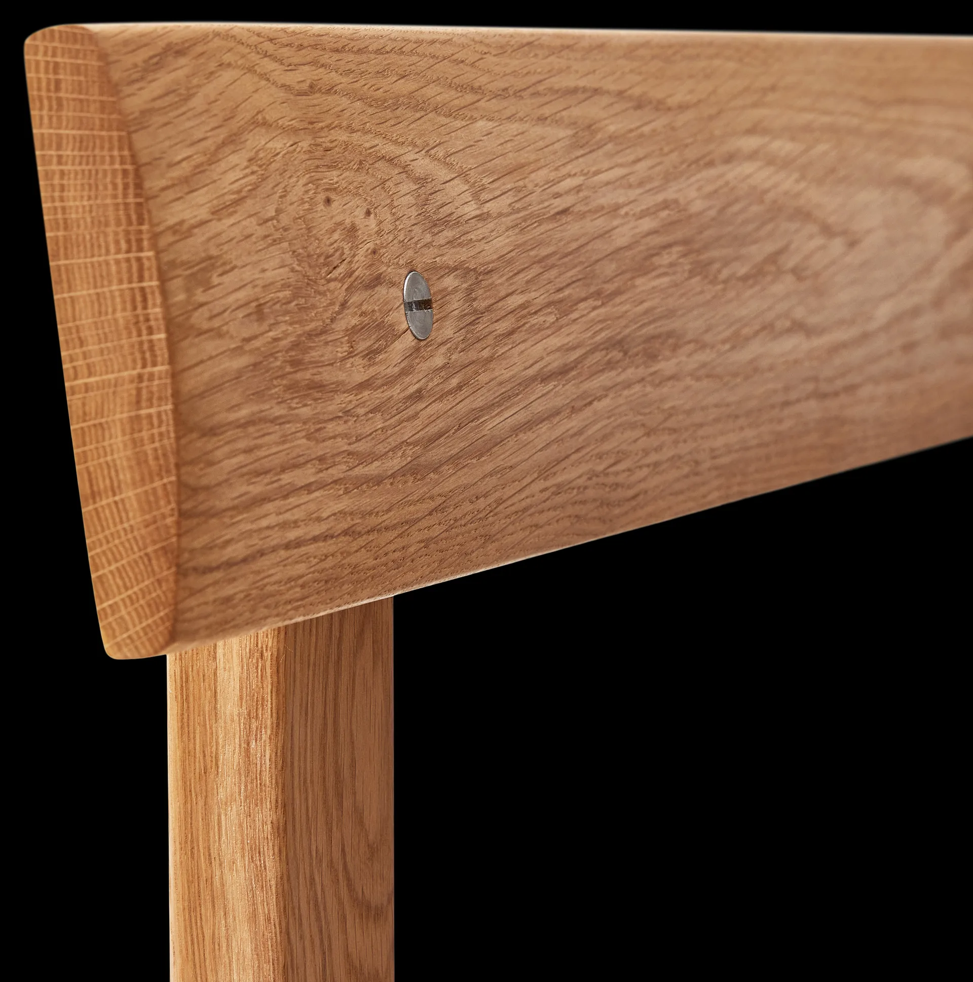 Posisjon benk 155 cm, Eik-stål Form & Refine