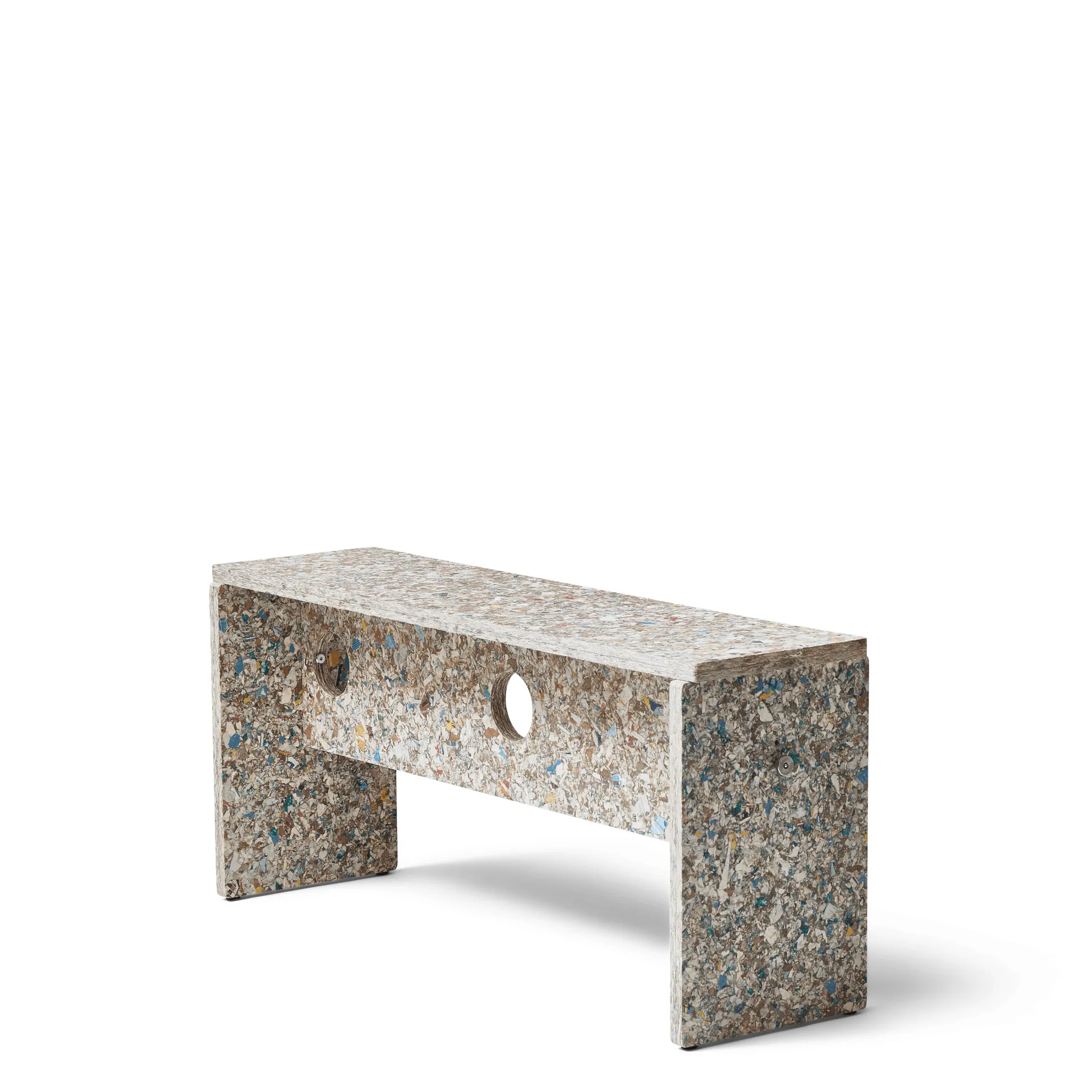 Remake benk 95 cm, Grey Form & Refine