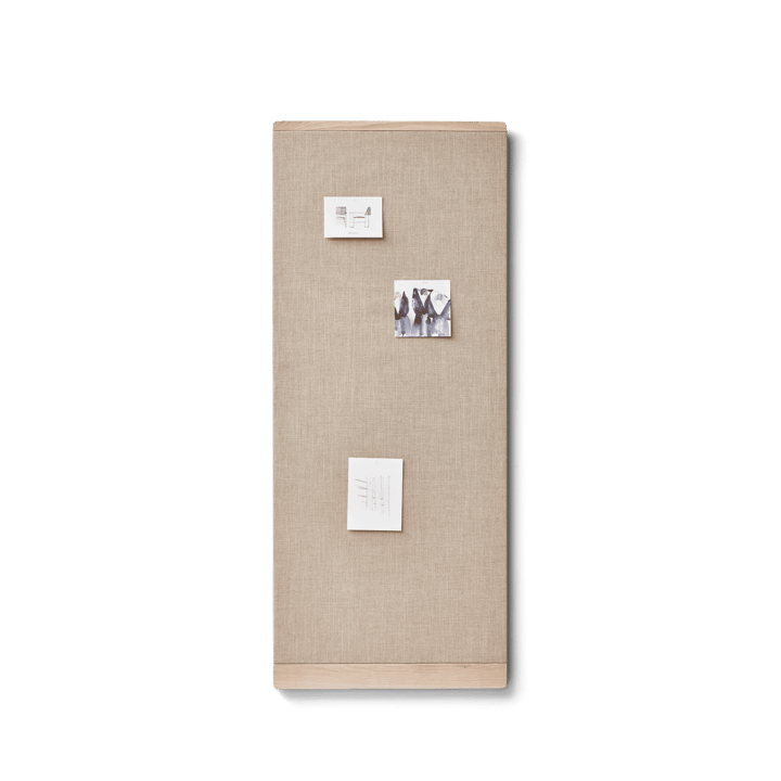 Rim oppslagstavle 60x145 cm, Hvit eik Form & Refine