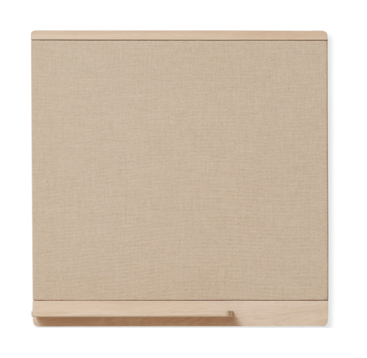 Rim oppslagstavle 75x75 cm - Hvit eik - Form & Refine