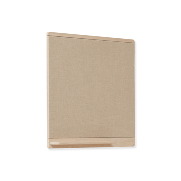 Rim oppslagstavle 75x75 cm - Hvit eik - Form & Refine