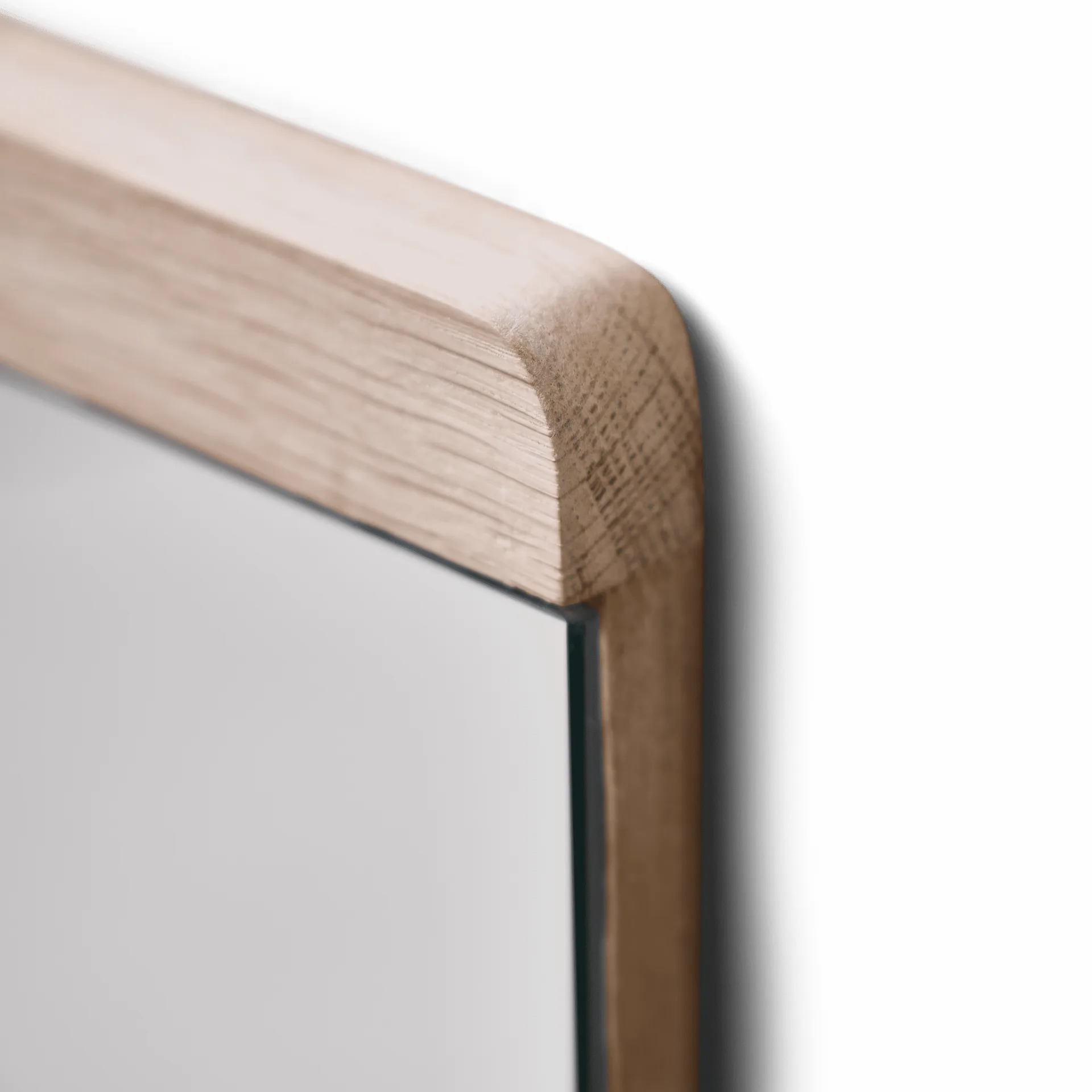 Rim veggspeil 35x110 cm, Hvit eik Form & Refine