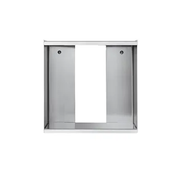 Taper Cube Box vegghylle - Rustfritt stål, 34x35 cm - Form & Refine