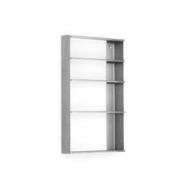 Taper oppbevaringshylle 40x65 cm - Rustfritt stål - Form & Refine