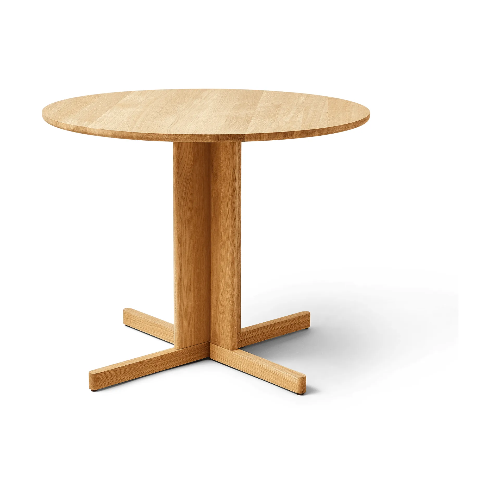 Trefoil spisebord Ø90 cm, Eik Form & Refine