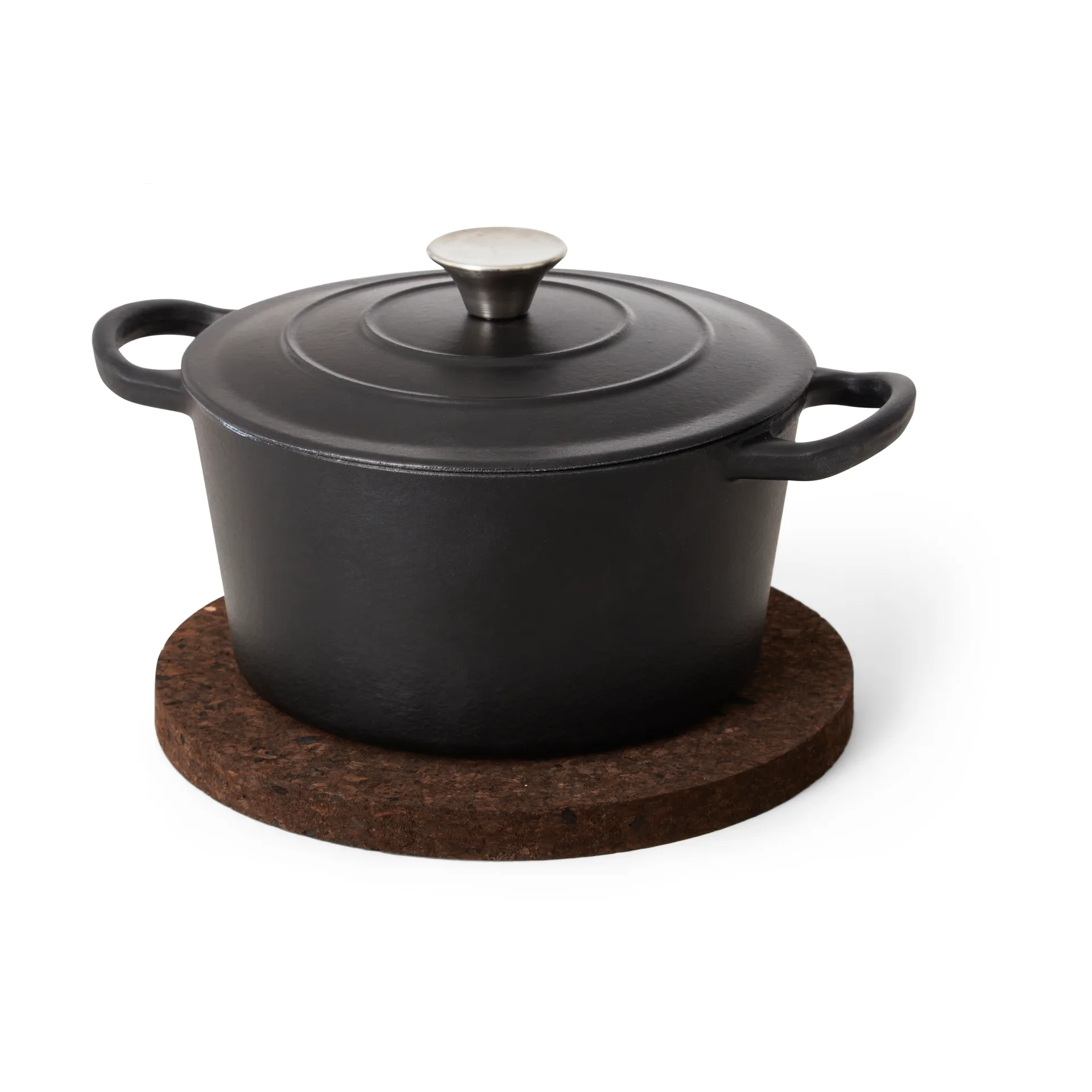 Cork gryteunderlag smoked, Ø27 cm Formgatan