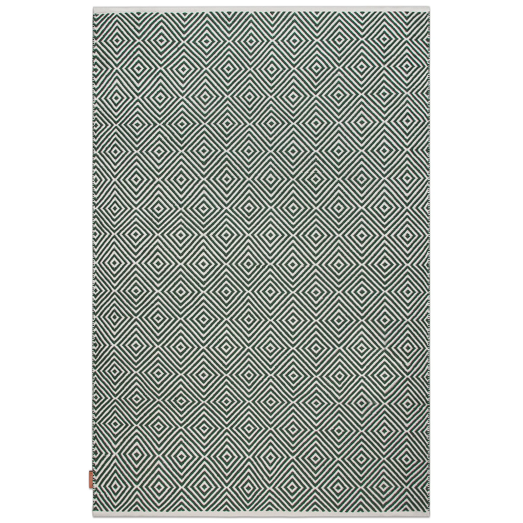 Diamond teppe 200x300 cm, Green Formgatan