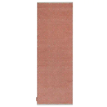 Diamond teppe 70x200 cm - Burnt orange - Formgatan