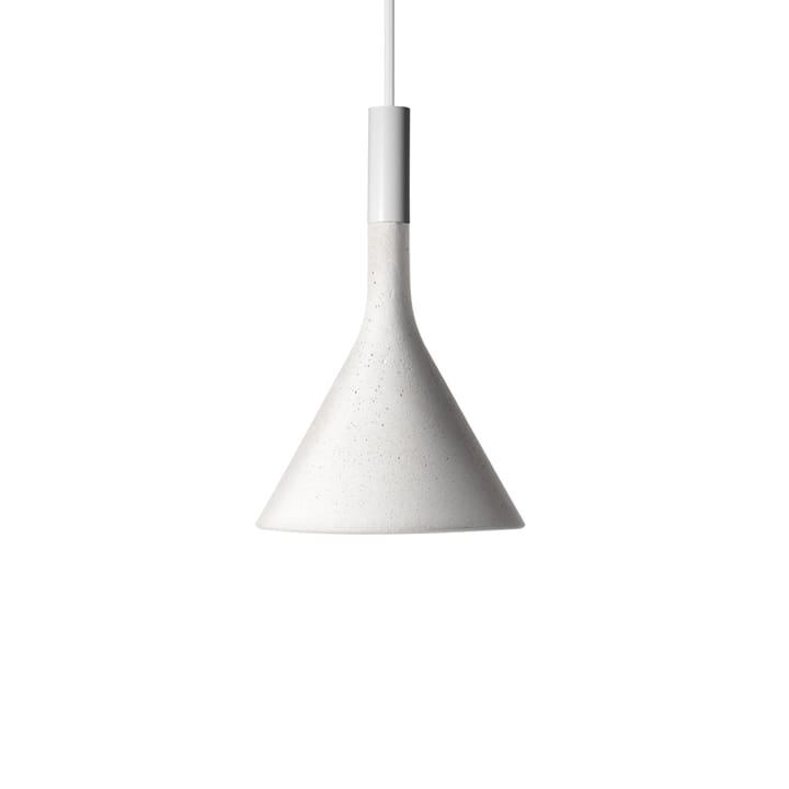 Aplomb mini pendel - hvit, bianco betong - Foscarini