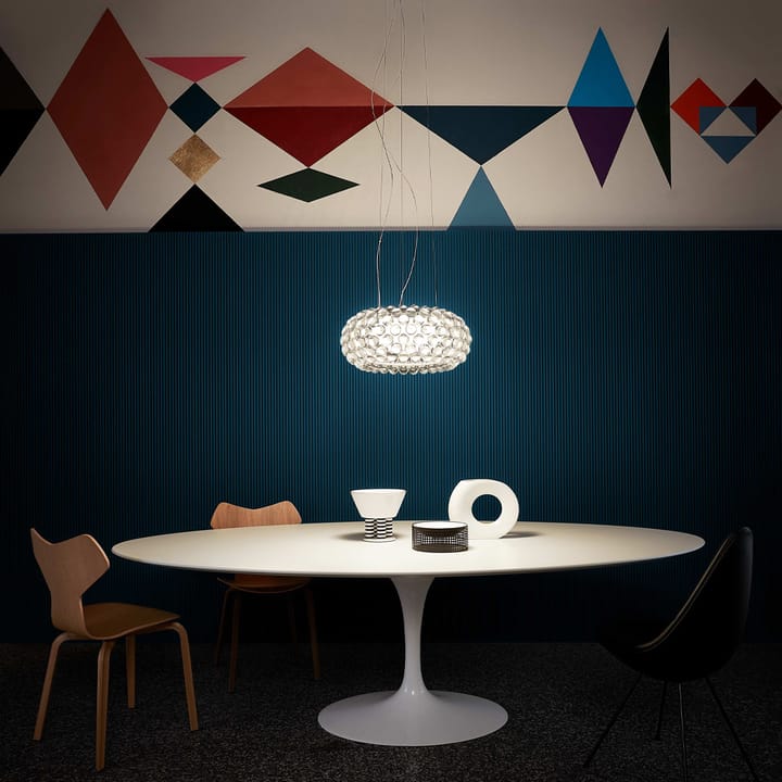 Caboche Plus media LED pendel, Grå Foscarini