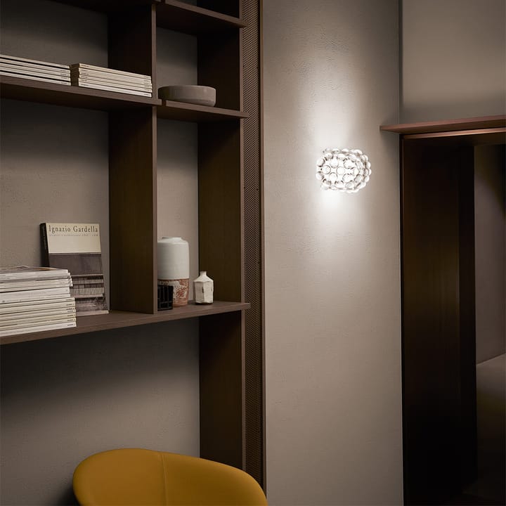 Caboche Plus piccola vegglampe, transparent Foscarini
