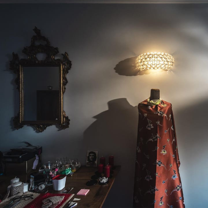Caboche Plus piccola vegglampe, transparent Foscarini