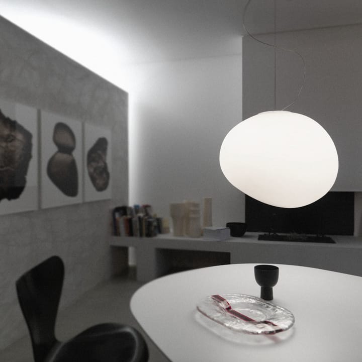 Gregg grande pendel, Oro/bianco-gullfarget anheng Foscarini