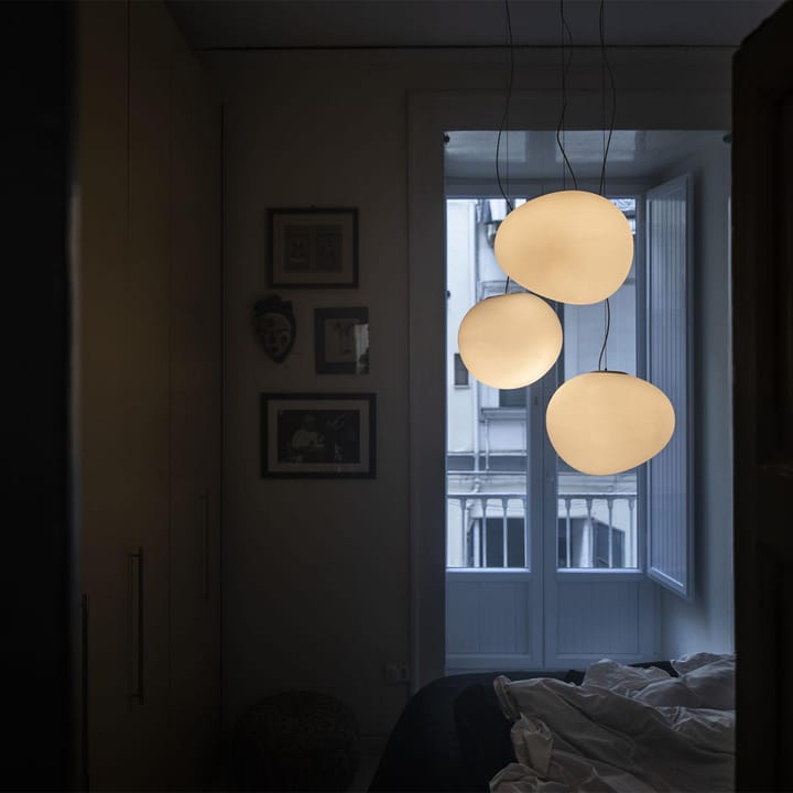 Gregg grande pendel, Oro/bianco-gullfarget anheng Foscarini