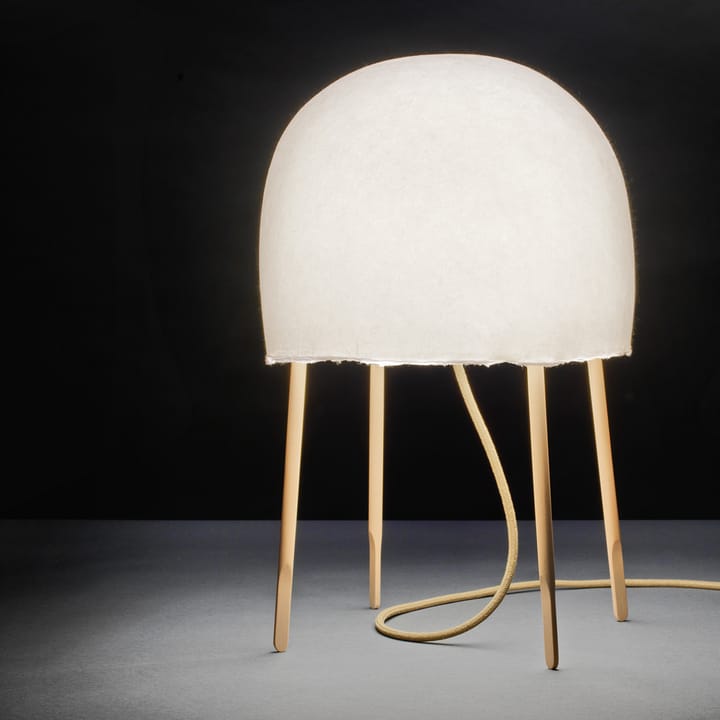 Kurage bordlampe, bianco, washi paper Foscarini