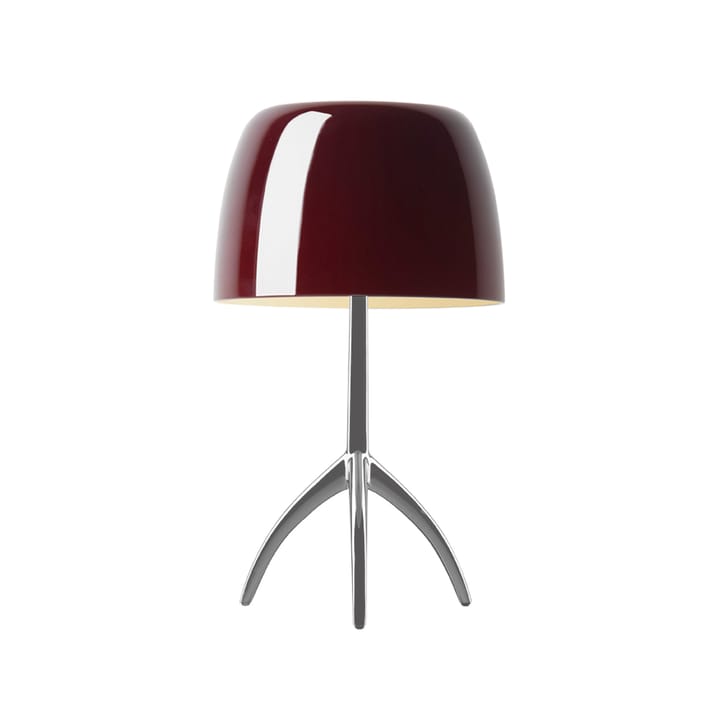 Lumiere Grande bordlampe - Kirsebærrød-aluminium ikke dimbar - Foscarini
