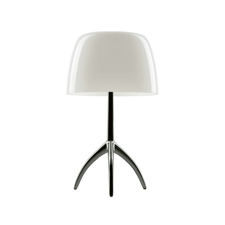 Lumiere Grande bordlampe - Varmhvit-svartkrom ikke dimbar - Foscarini