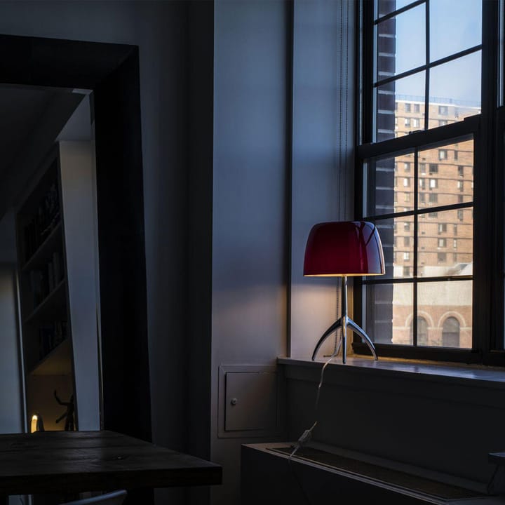 Lumiere Grande Dimbar bordlampe, hvit, aluminium Foscarini