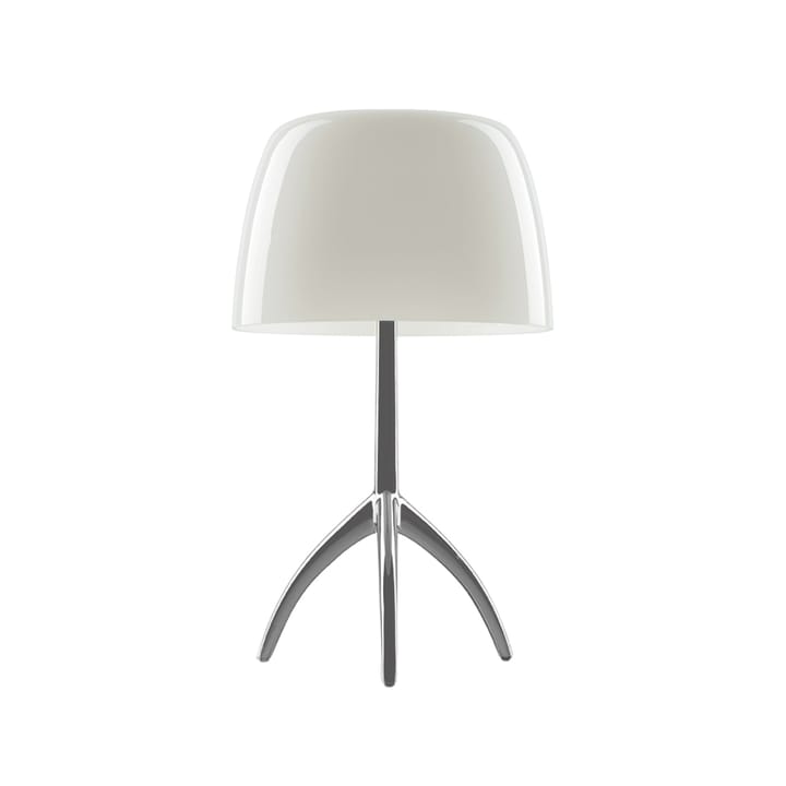 Lumiere Grande Dimbar bordlampe - varmhvitt, aluminium - Foscarini