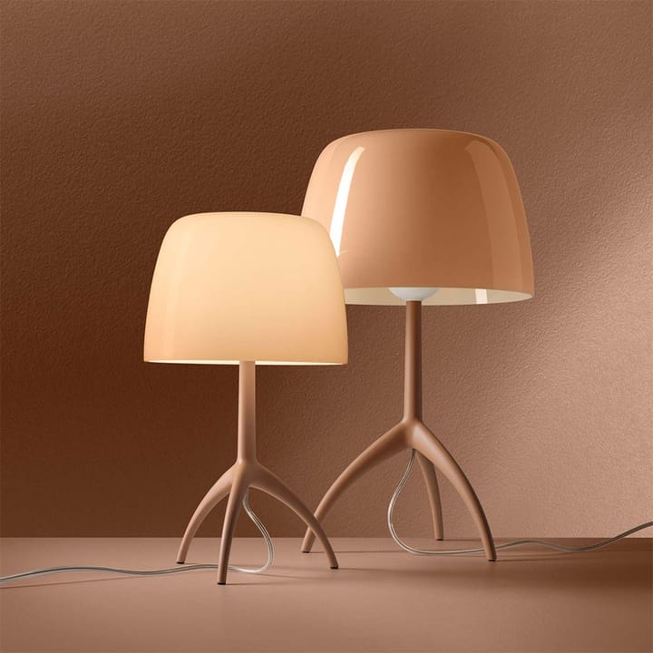 Lumiere Nuances bordlampe, creta, piccola Foscarini