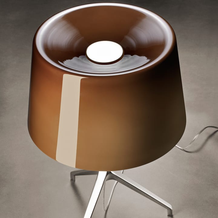 Lumiere XXS bordlampe, hvit, munnblåst glass, aluminium Foscarini