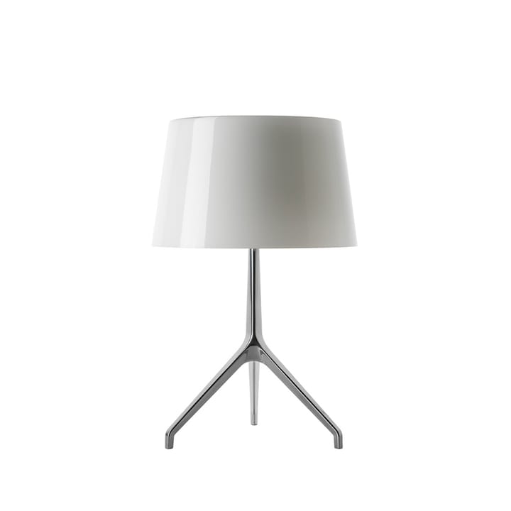 Lumiere XXS bordlampe - hvit, munnblåst glass, aluminium - Foscarini