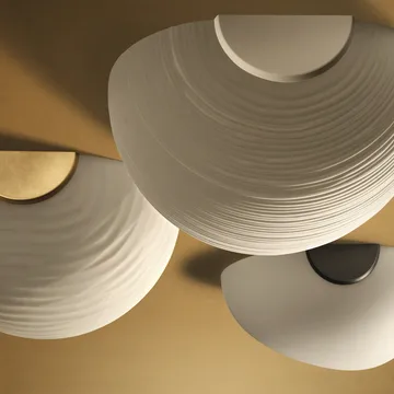 Rituals 3 semi vegglampe - grafitt/bianco, grafittgrå - Foscarini