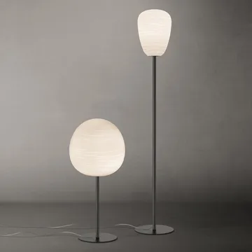 Rituals XL alta bordlampe - oro/bianco, gullfarget stativ - Foscarini
