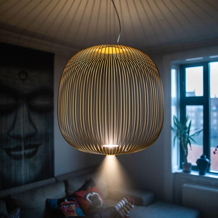 Spokes 2 Dimbar pendel, kobberfarget Foscarini