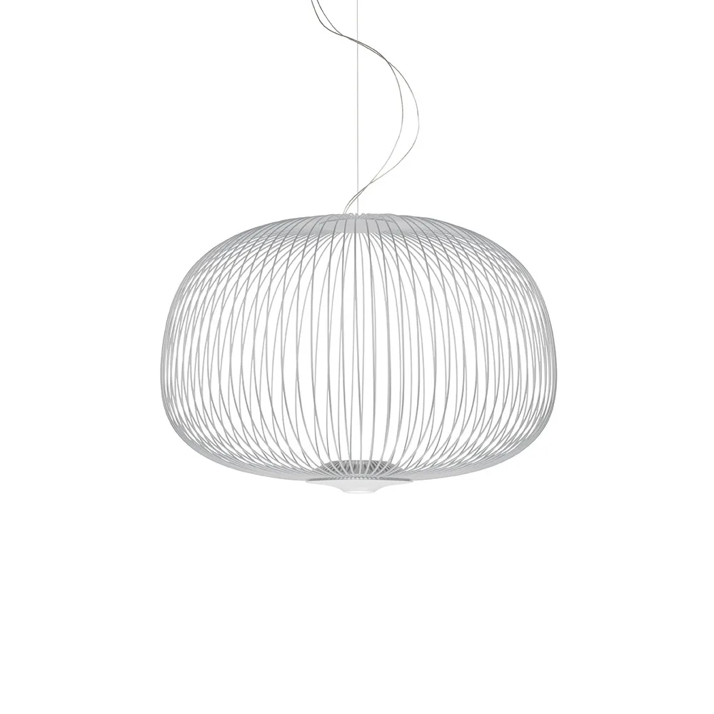 Spokes 3 pendel dimbar, hvit Foscarini