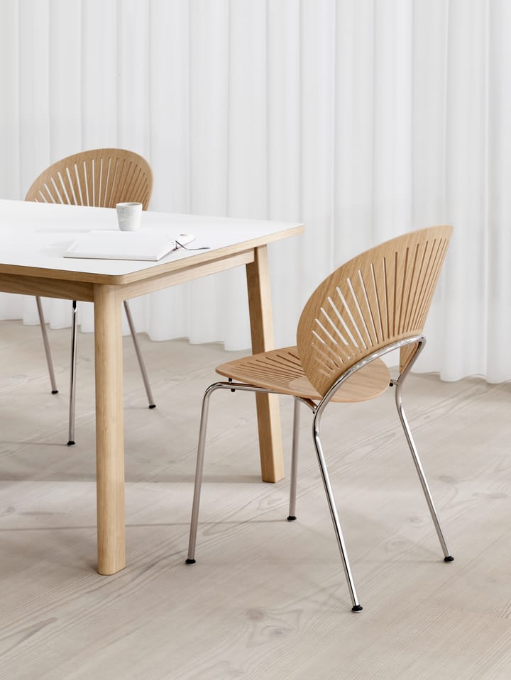 Ana spisebord 220–320×95 cm, Nanolaminat hvit-såpet eik Fredericia Furniture